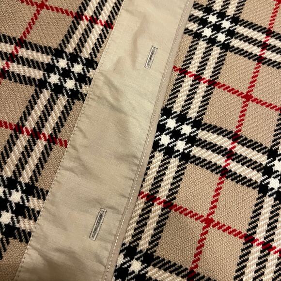 Authentic Burberry Nova Checkered Wool Coat Liner Vest Vintage Size Large - Picture 4 of 12